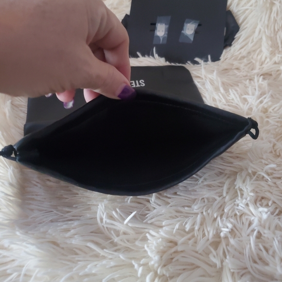 Steve Madden 1 Pair Grey Bow Shoe Clips Wedding Rhinestone Bow Shoe Buckles - Picture 8 of 8